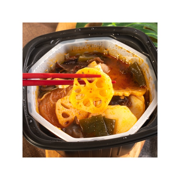 Let's try the viral self-heating hot pot 🥘🥵🔥 #haidilao #selfheating, Vermicelli Noodle